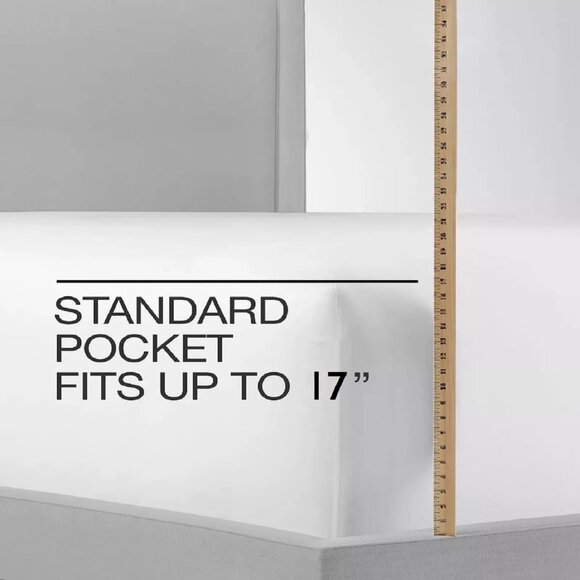 new PURPLE Charter Club 550 TC Cotton TWIN XL Sheet Set fits 17" deep mattresses - Picture 5 of 10